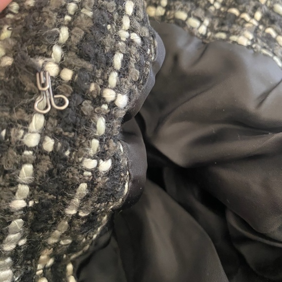 Pre-Owned Merona Women’s Vintage Black & White Tweed Blazer/Jacket – Size M - Picture 7 of 7